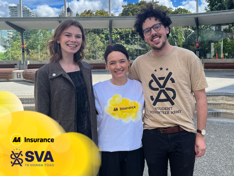 AA Insurance has today announced it is partnering with Student Volunteer Army (SVA) to help prepare and build more resilient communities across Aotearoa New Zealand.
