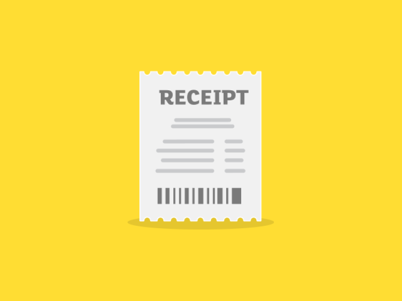 A receipt or valuation can be used a proof of ownership.