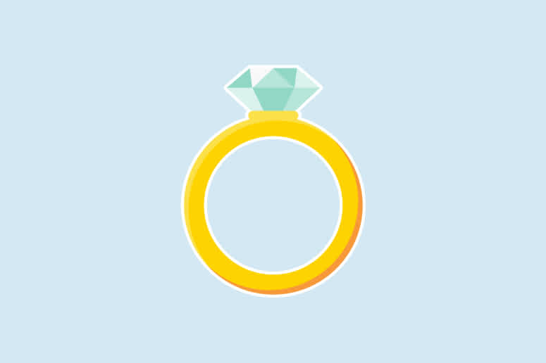 an illustrated ring