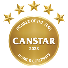 Canstar 2023 award for insurer of the year, home and contents