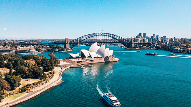 View of Sydney harbour