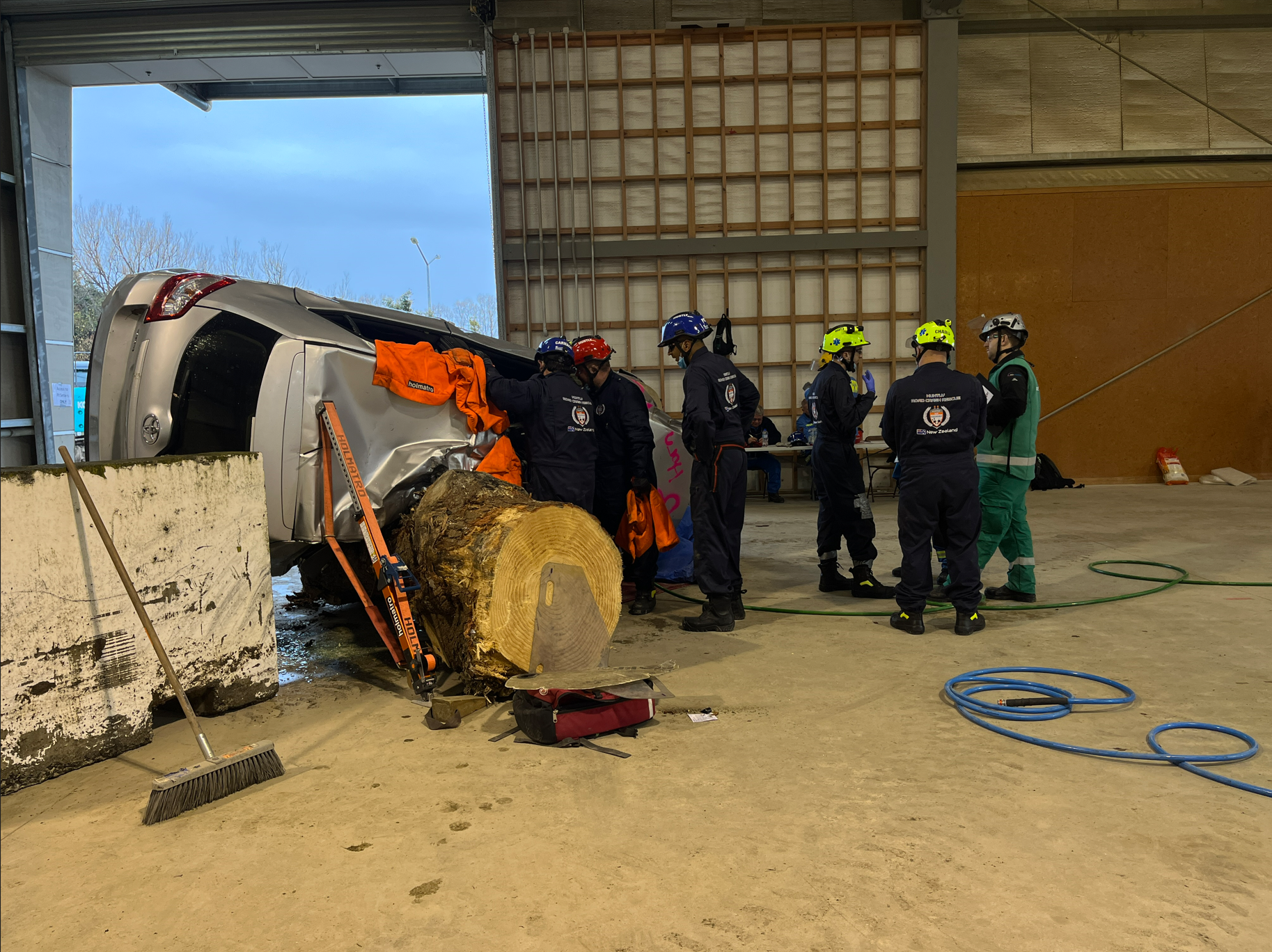Written-off cars being put to good use at the United Fire Brigades' Association's annual Road Crash Rescue Challenge.