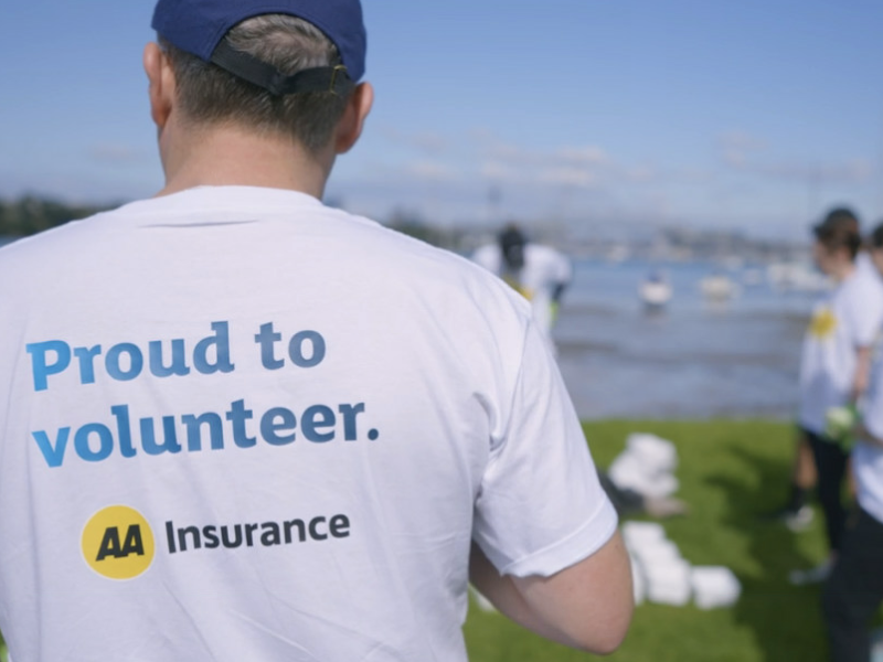 AA Insurance employees volunteering in your community.
